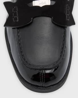 Kid's Penny Calf Leather Loafers, Size Kids/Toddlers