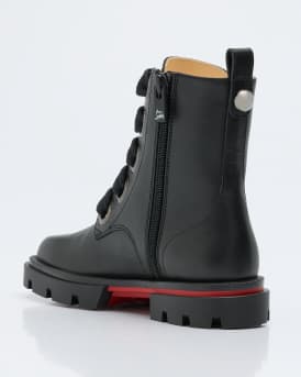 Girl's Montana Calf Leather Lace-Up Boots, Toddlers/Kids