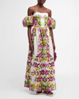borgo de nor floral evening dress Olympia Maxi Dress - Borgo de Nor main image 1