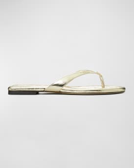 Tory Burch Capri Medallion Flip Flop Sandals