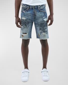 PRPS Men s Aim Destroyed Denim Shorts Neiman Marcus