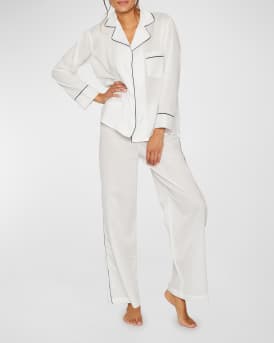 Wide-Leg Egyptian Cotton Pajama Set