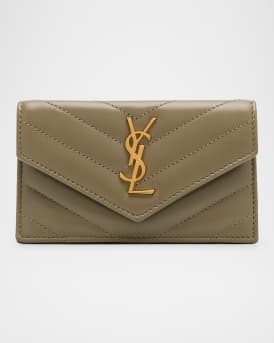 Cassandre YSL Quilted Leather Fragments Card Holder