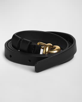 Knot Buckle Leather Belt 