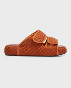 Dual woven slide sales sandal