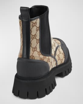 Men's Novo GG Canvas Chelsea Boots