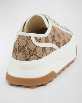 GG Canvas Low-Top Platform Sneakers