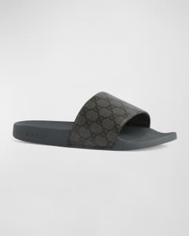 Men's GG Supreme Canvas Slide Sandals