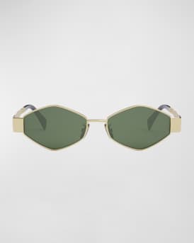 Triomphe Round Metal & Acetate Sunglasses 
