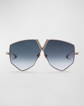 V-Hexagon Titanium Sunglasses