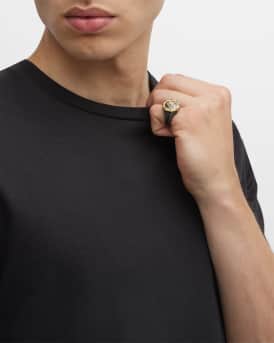 Men's Two-Tone Romero Celtic Knot Signet Ring