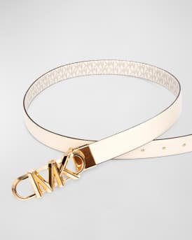 Reversible Logo Leather Belt 