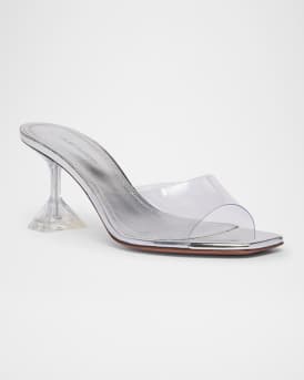 Lupita Transparent Mule Sandals