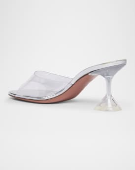Lupita Transparent Mule Sandals