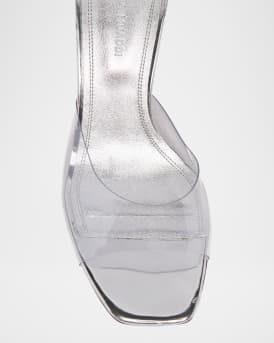 Lupita Transparent Mule Sandals