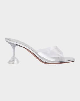 Lupita Transparent Mule Sandals