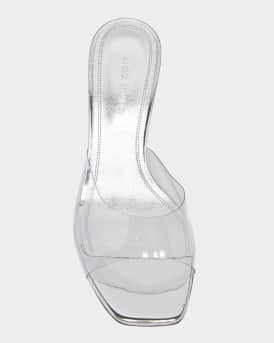 Lupita Transparent Mule Sandals