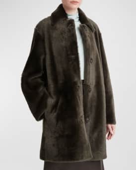 Vince shearling reversible coat hotsell