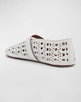 Vienne Cutout Mary Jane Ballerina Flats