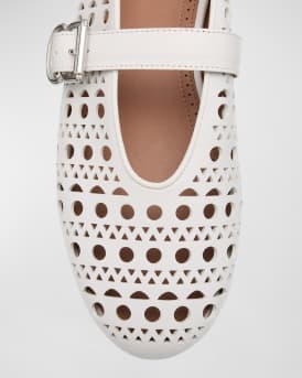 Vienne Cutout Mary Jane Ballerina Flats