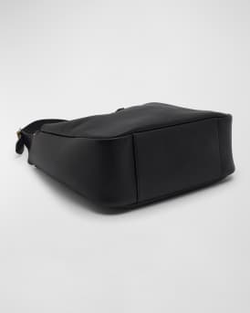 Le 5A7 Large YSL Shoulder Hobo Bag in Smooth Leather