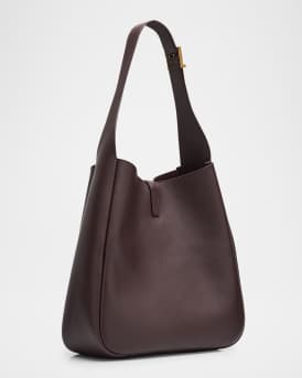 Le 5A7 Large YSL Shoulder Hobo Bag in Smooth Leather