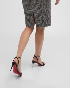 Loubigirl Ankle-Strap Red Sole Sandals