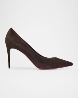 Kate Suede Red Sole Classic Pumps