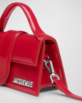 Le Bambino Patent Top-Handle Bag