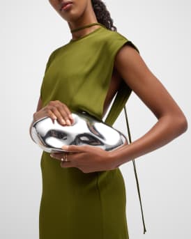 The Caldera Metallic Clutch Bag