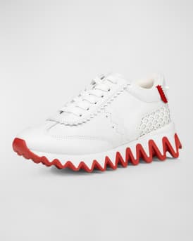 Kid's Mini Shark Flat Red Sole Runner Sneakers, Toddlers/Kids