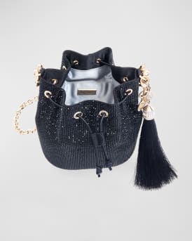 Piper Medium Crystal Bucket Bag
