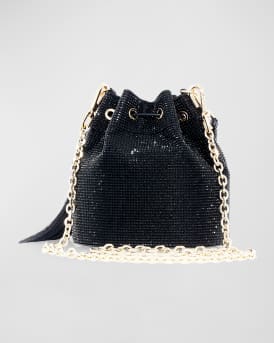 Piper Medium Crystal Bucket Bag