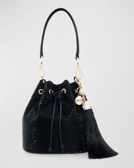 Piper Medium Crystal Bucket Bag