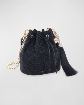 Piper Medium Crystal Bucket Bag