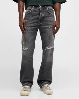 Crystal destroyed denim shop