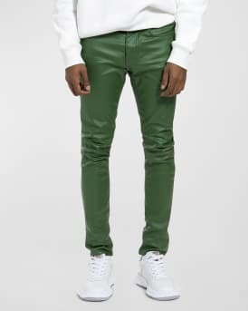 Men's P001 Patent Film Skinny Jeans