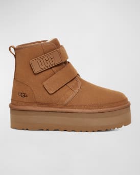 UGG Neumel Suede Dual Grip Platform Boots Neiman Marcus