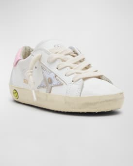 Girl's Superstar Leather Low-Top Sneakers, Kids