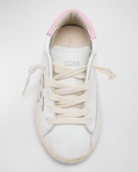 Girl's Superstar Leather Low-Top Sneakers, Kids