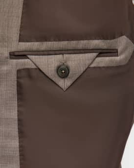Men's Wool Sharkskin Suit