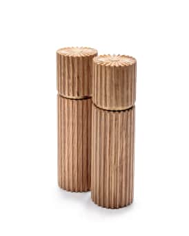 Ionic Salt & Pepper Mills, Blonde Oak 