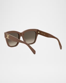 Triomphe Acetate Square Sunglasses 
