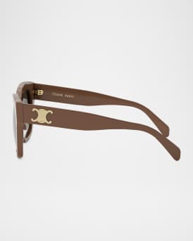 Triomphe Acetate Square Sunglasses 