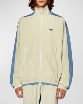 Diesel Men s J Bright Colorblock Tracksuit Top Neiman Marcus