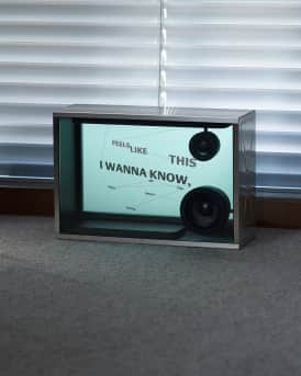 Lyric Speaker Box, Stainless Steel