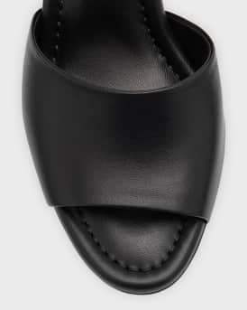 Jane Leather Red Sole Mule Sandals