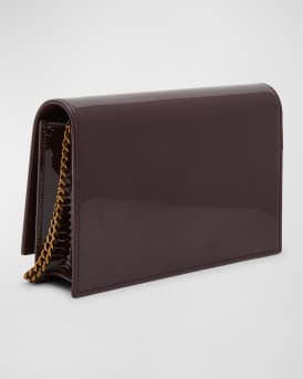 Kate Small Tassel YSL Wallet on Chain in Patent Leather
