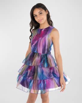 tie dye organza dress Leanne Marshall