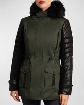 Blanc Noir Enfield Hybrid Solid Jacket Neiman Marcus